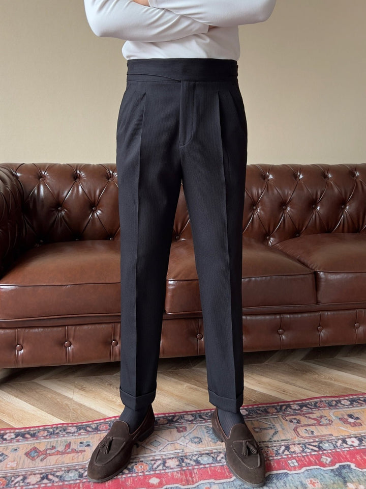 Antonin | Classic Men's Trousers with Stripes for Formal Occasions