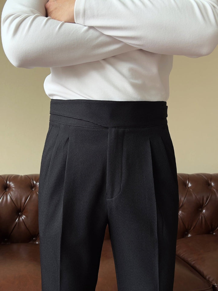 Antonin | Classic Men's Trousers with Stripes for Formal Occasions