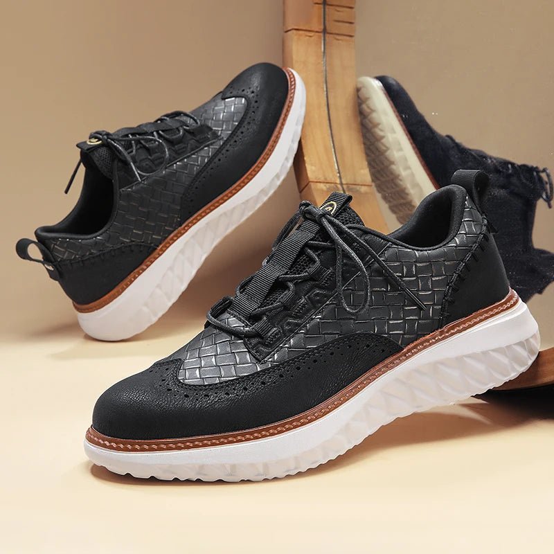 Victor | Men's Winter Lace Sneakers in Synthetic Leather
