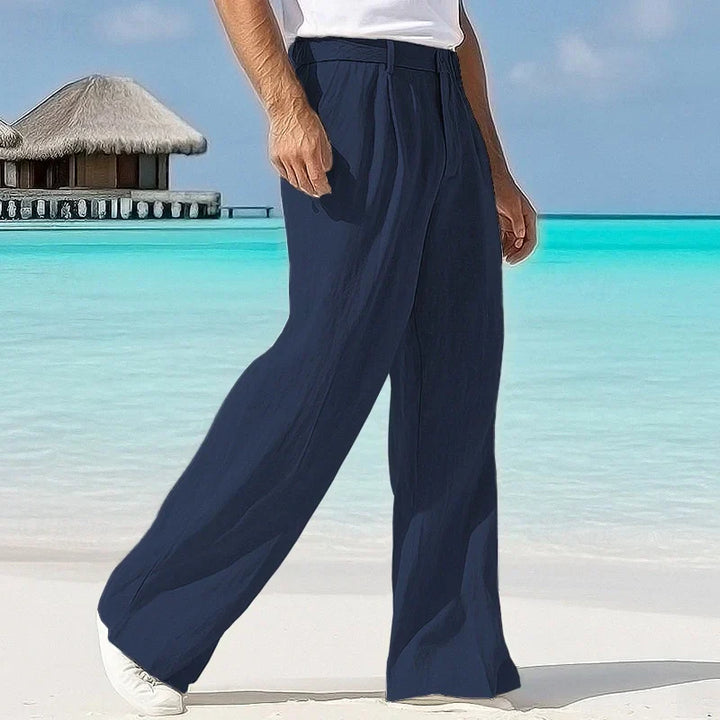 Elias | Men's Trousers with Wide Legs and Loose Fit