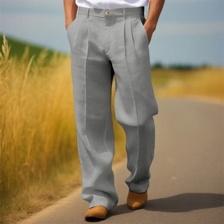 Frederik | Men's Trousers with Pleats and Loose Fit