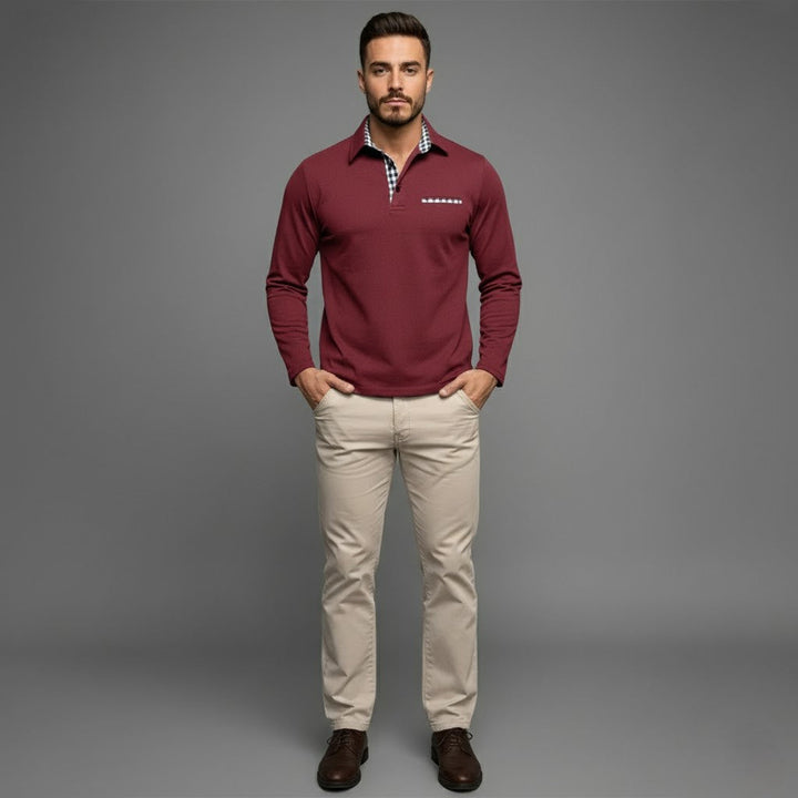 Ivan | Long-Sleeved Winter Polo Shirt