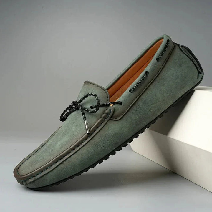 Rasmus | Men's Winter Slip-On Loafers with Rope Detail