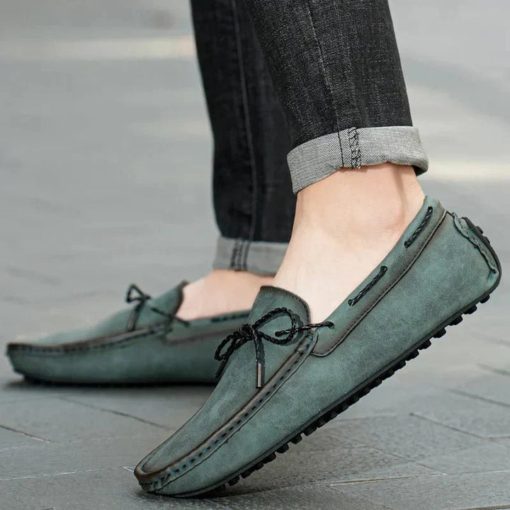 Rasmus | Men's Winter Slip-On Loafers with Rope Detail