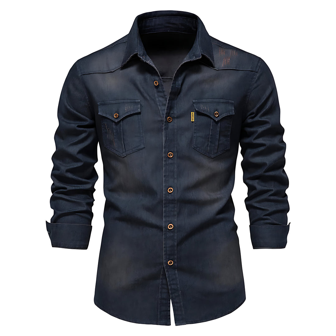 Egon | Stylish and Casual Denim Shirt