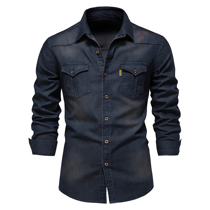 Egon | Stylish and Casual Denim Shirt