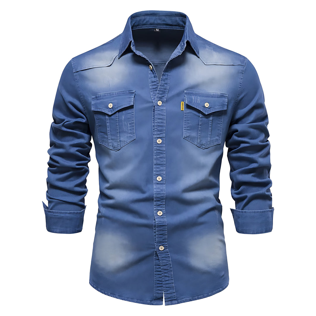 Egon | Stylish and Casual Denim Shirt