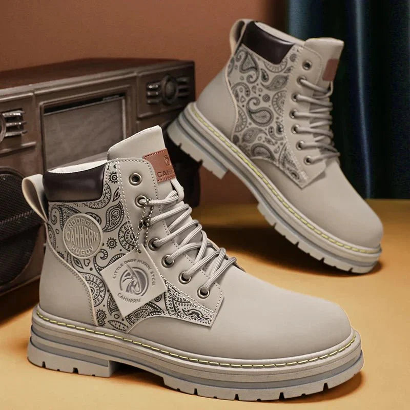 Julius | Men's Winter Work Boots with Printed Panels