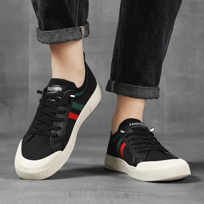 Ingolf | Men's Winter Sneakers with Lace Closure and Canvas Upper