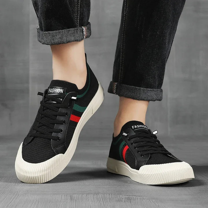 Ingolf | Men's Winter Sneakers with Lace Closure and Canvas Upper