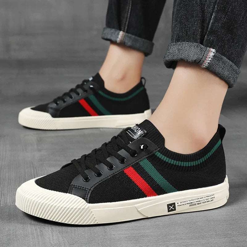 Ingolf | Men's Winter Sneakers with Lace Closure and Canvas Upper