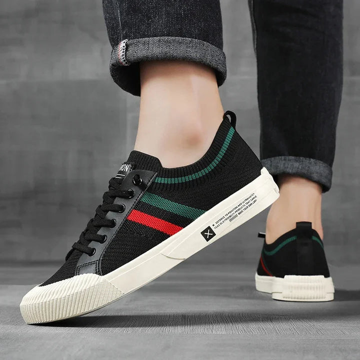 Ingolf | Men's Winter Sneakers with Lace Closure and Canvas Upper