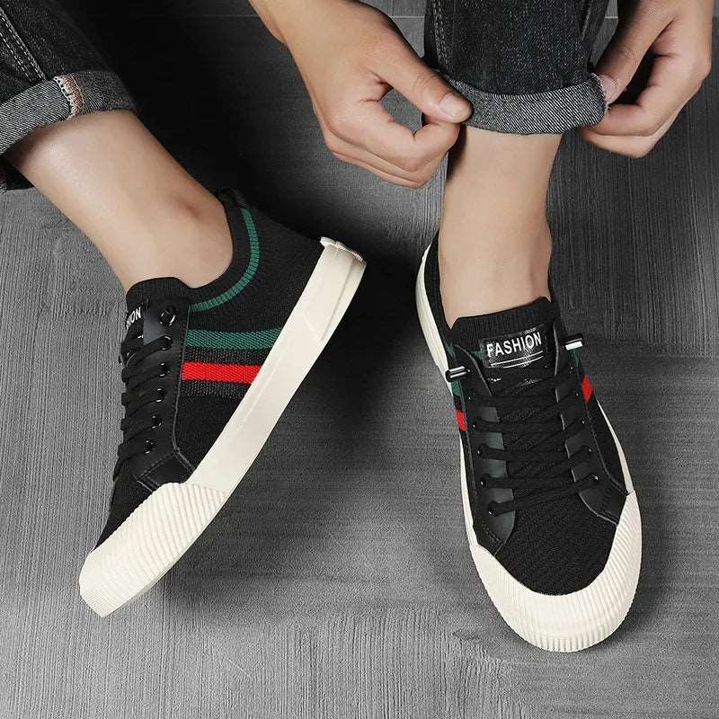 Ingolf | Men's Winter Sneakers with Lace Closure and Canvas Upper