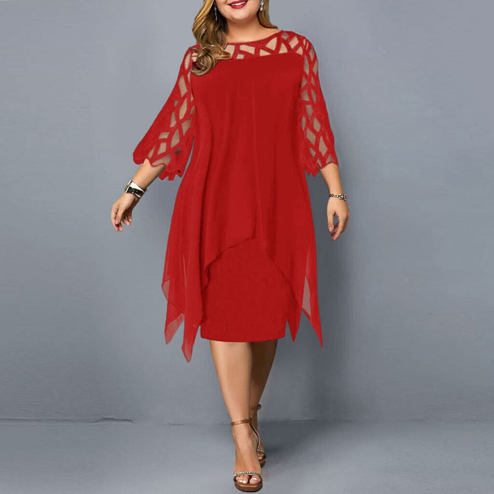 Freya | Plus Size Flowy Midi Dress
