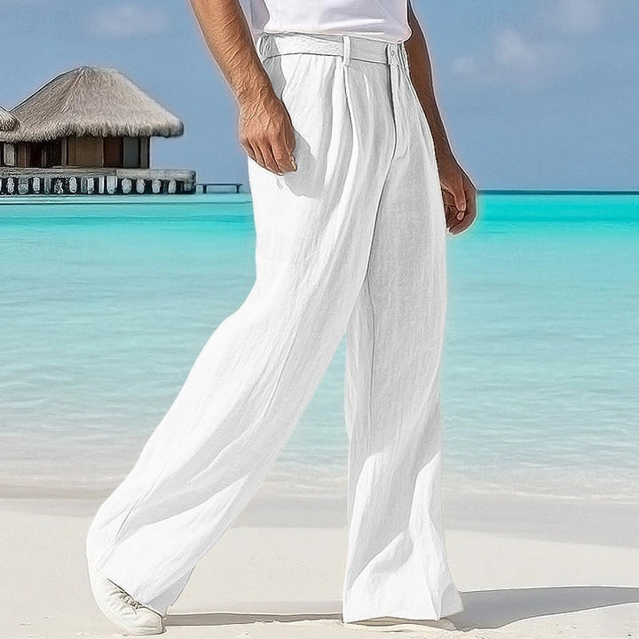 Elias | Men's Trousers with Wide Legs and Loose Fit