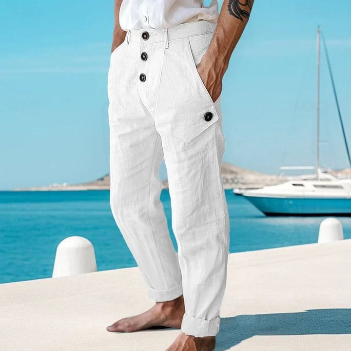 Fabian | Men's Cargo Pants with Button Closure