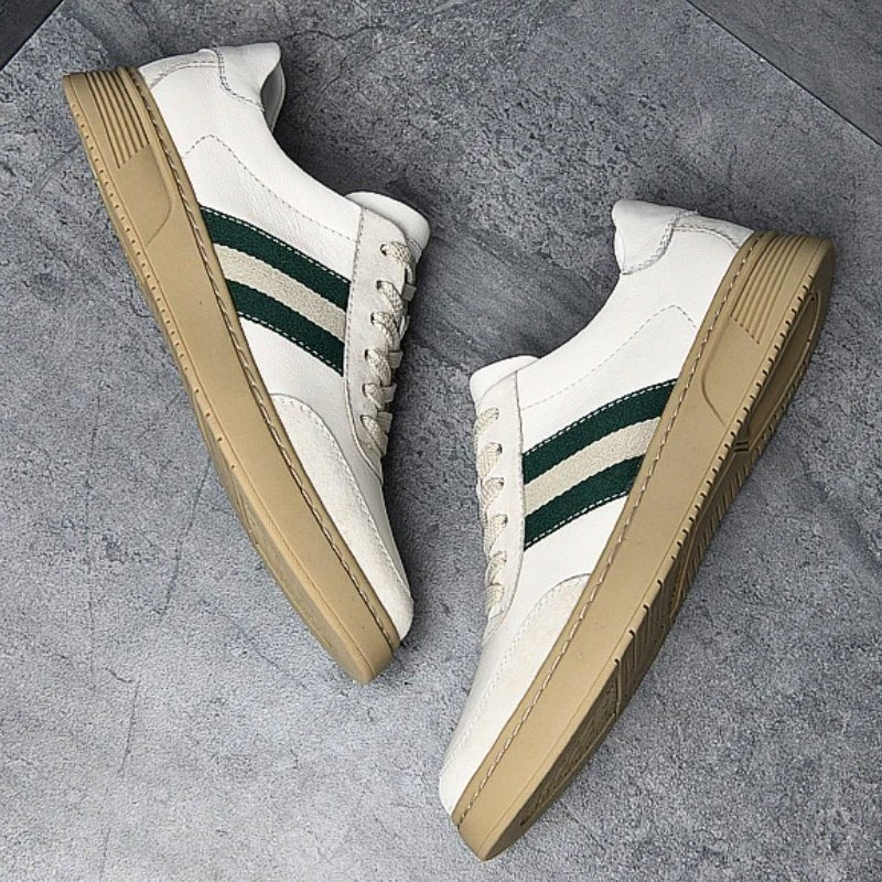 Elias | Men's Winter PU Leather Sneakers with Lacing