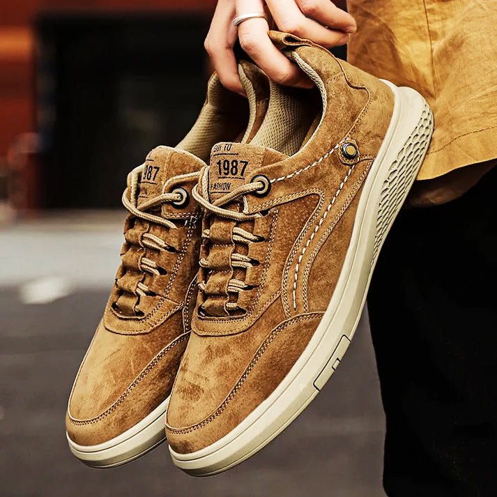 Preben | Men's Winter Suede Sneakers with Warm Lining